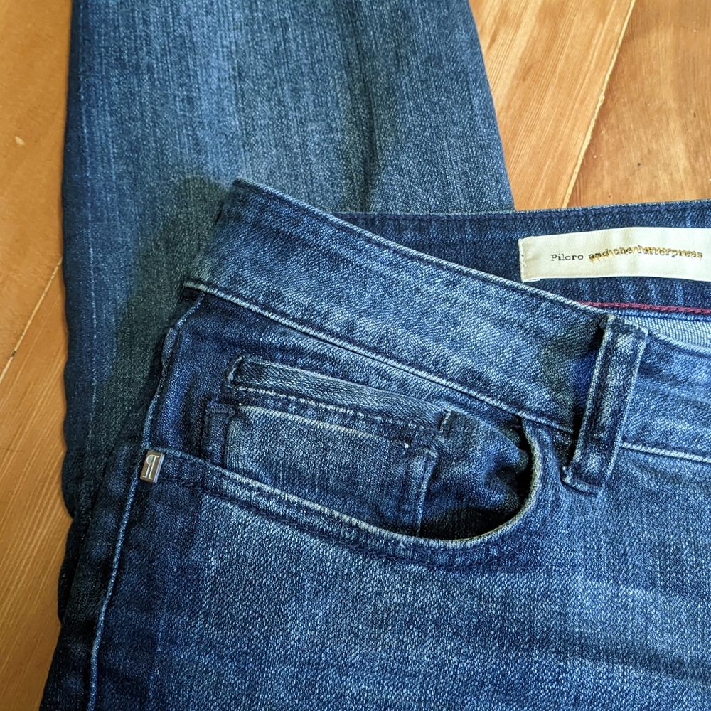 Anthropology Pilcro mid rise cropped jeans - Picture 4 of 14